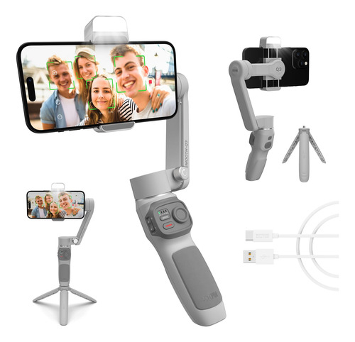 Estabilizador Celular Zhiyun Smooth Q4 Palo Selfie Plegable
