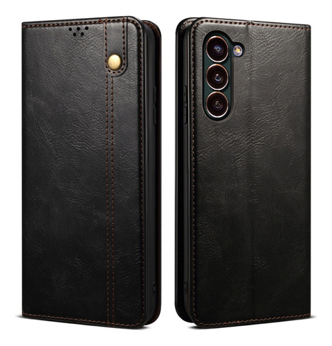 Oil Wax Texture Leather Case