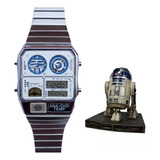 Reloj De Lujo Retro Vintage Hombre Star Wars Acero Inoxidabl
