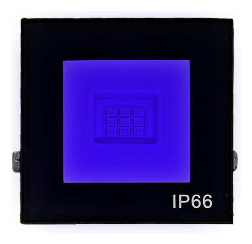 Refletor Holofote 10w Luz Azul A Prova D' Agua Bivolt Ip66