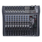 Consola Sonido Mixer Audio 12 Canales 16 Efectos Moon Mc12