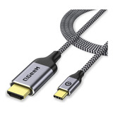 Adaptador De Cable Qgeem Usb C A Hdmi, Trenzado De 10 Pies 4