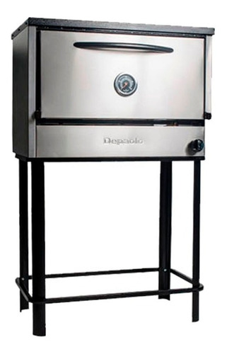 Horno Pizzero 6 Moldes Depaolo Simple Piso Refractario 82cm