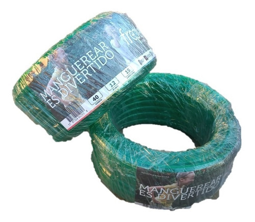 Manguera De Riego 1/2 Verde Traslúcida 25m - Freplast Color Verde Traslúcido