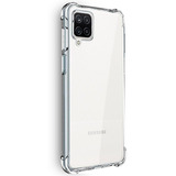 Funda Transparente Y Vidrio Full Cover Para Samsung A12 M!2