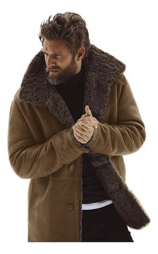 Caboulet Masculino Moderno De Couro Sintético De Inverno