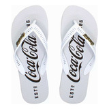 Chinelo Coca Cola Masculino Basic 1886 Clássico Original Nf