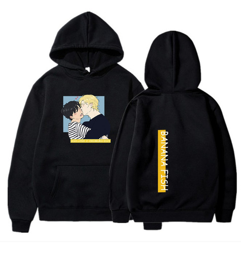 Sudadera Con Capucha Harajuku Banana Fish Anime Para Niño/ni