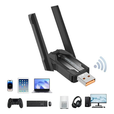 Adaptador Wifi6 Usb Inalámbrico 900mbps Tarjeta Wifi Gitifo Adaptador De Red Inalámbrica De Doble Banda 2.4g\u002F5g Para Pc De Escritorio\u002Fportátil,bluetooth 5.4, Controlador Incorporado Para Win10\u002F11 | MercadoLibre
