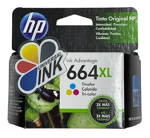 Cartucho Hp 664xl Color Original