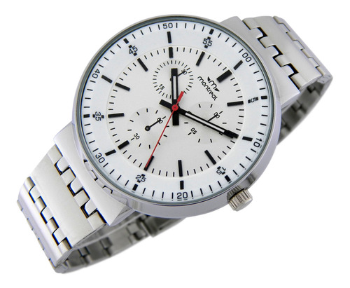 Reloj Montreal Hombre Ml849 Malla De Acero Inoxidable