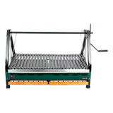 Hobby Grill Asador De Carbón Pampa Iii Elite Empotrable Color Verde Oscuro