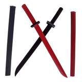 Espada Ninja Katana Com Bainha Kit 2 Unidades Brinquedo