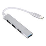 Adaptador Hub Tipo C A 4 Usb 3.0 Para Macbook Mac Pc 