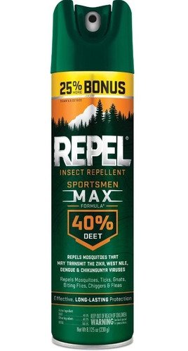 Repel Max Repelente Americano Sportsmen Mosquitos Insectos