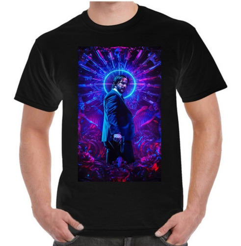 Playera John Wick Dtf Negra