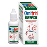 Vitamina Ornitrin P.s Vit Alivet - Peito Seco Aves - 20ml