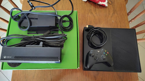 Xbox One Fat 500gb + 6 Jogos + Kinect E 1 Joystick