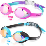 Keary Swimming Goggles, For Kids, Waterproof, Anti-fog Aa