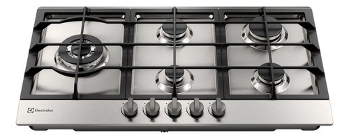 Cooktop À Gás Electrolux 5 Queimadores Inox (ke9dx)