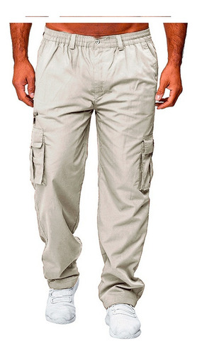 Pantalones Cargo Sueltos Casuales Para Hombre