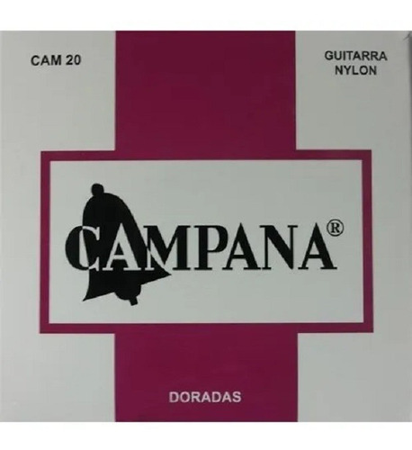 Cuerda Para Guitarra Criolla Campana Cam20 Doradas