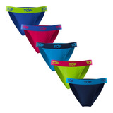 Slip Tanga Algodón Color Pack 5 C3