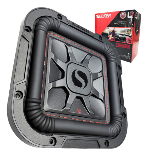 Subwoofer 8 PuLG Cuadrada 700w Max Kicker 46l7t82