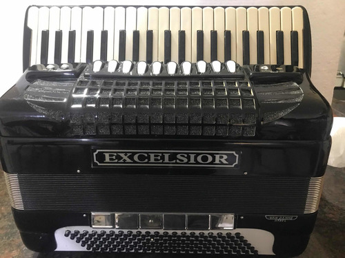 Acordeon Excelsior 120 Doble Cazoto Italia Afinada Mb Sonido