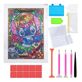 Kit De Pintura De Vidrio Stitch 5d Diy A