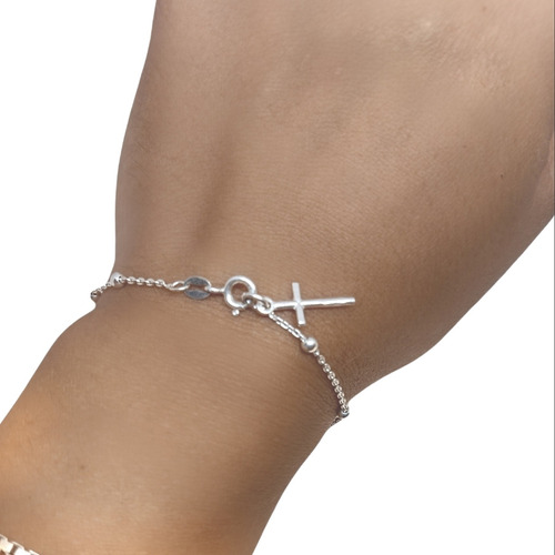 Pulsera Denario Plata Italiana 925