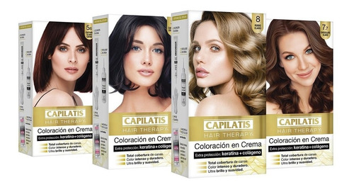 Tintura Capilatis Kit Hair Therapy - Pack X 6 Unidades