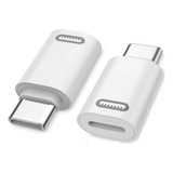 Adaptador Usb C Macho A Hembra Lightning Datos Y Carga 9v 3a