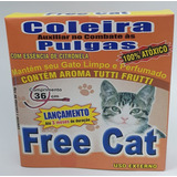 Coleira Antipulgas Free Gato Free Cat Natural 36cm