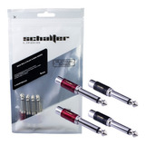 Schalter Adaptador Jack Rca A Plug 6.3 Mono 4 Pz