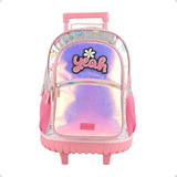 Mochila Ruedas Carrito Trendy Gato Unicornio Escolar Nena