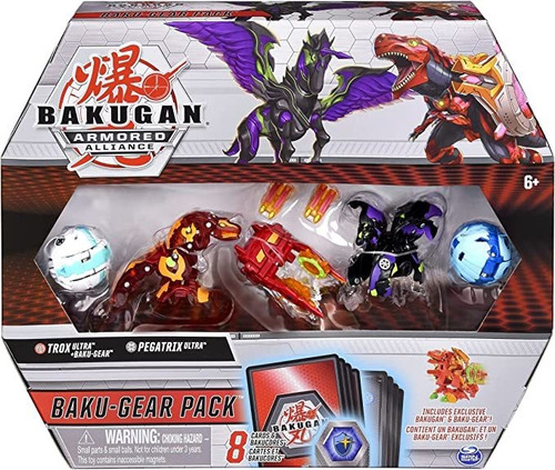 Bakugan Baku-gear - Juego De 4 Figuras De Acción Coleccion.