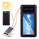 Carregador Solar Powerbank 20 Mil Universal Lanterna Led Usb