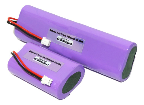 Batería Recargable Para Bocina 18650 7.4v De 5000mah