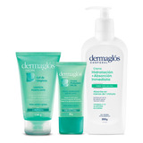 Kit Facial Y Corporal Dermaglós Piel Mixta A Grasa