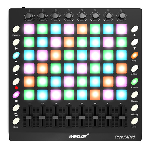 Controlador Midi Con Controlador Usb 8 16 Midi Drum Pad Usb