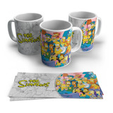 Taza O Tazon Los Simpsons 4 Full Print Premium  + Caja