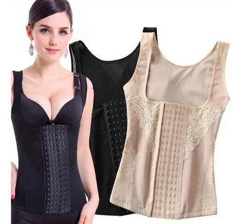 Corset Faja Chaleco Camiseta Sin Busto Reductor Bretel ALG.