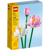 Kit De Construccion Lego Flores De Loto, Flores Artificiales