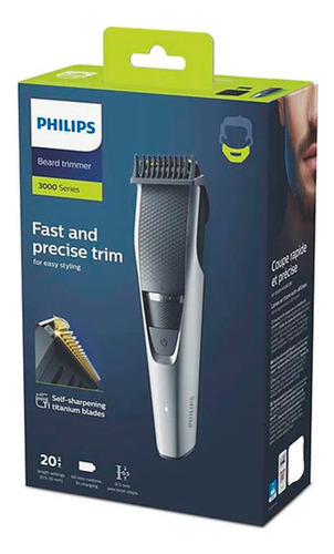 Afeitadora Beard Trimmer 3000 Series Bt3222/14 Philips