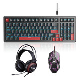 Magegee Combo Teclado Y Mouse Juegos Con Cable, Interruptor