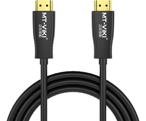 Mt-viki Cable Hdmi De Fibra Óptica 4k 10 Pies, 18 Gbps 4k 60