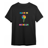 Camisetas Made In Medellin J Balvin Camisas Negras 