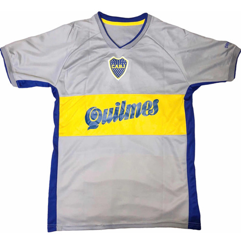 Camiseta Boca Jrs 2001 Gris Roman 10 M