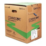 Caja De Cable De Red Utp Cat 6 Amp Commscope 305mts